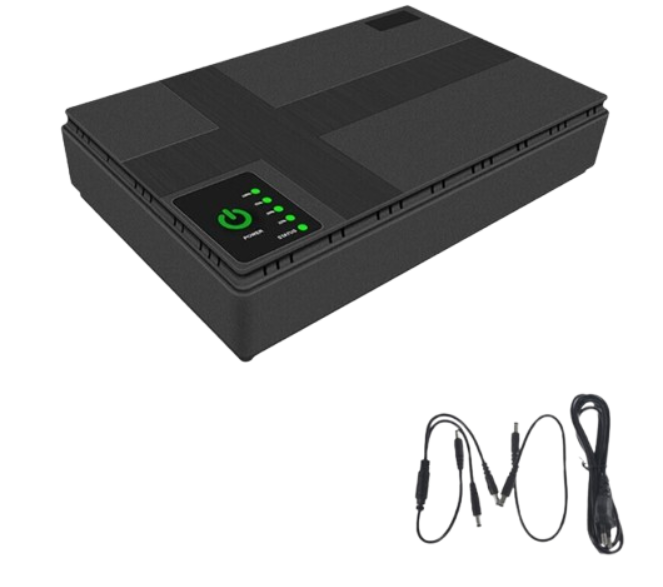 Power bank для роутера DC1018P 5v/9v/12v/USB/POE 18W Black